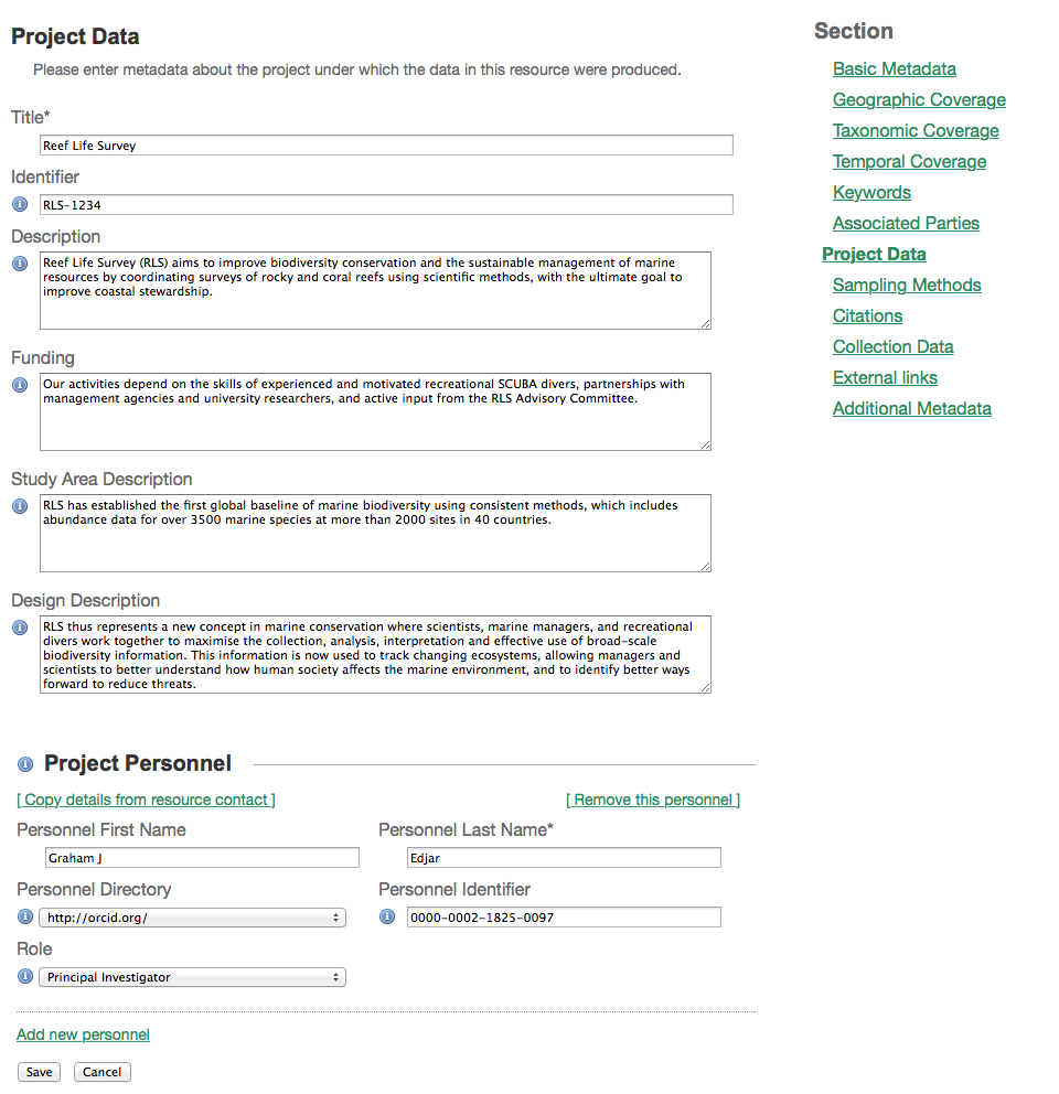 IPTManageResourceMetadataProjectData